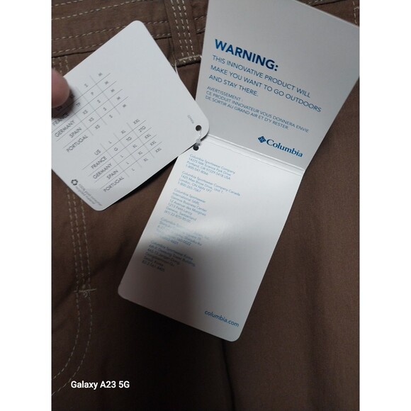 Columbia Men's 38 Chatfield Range Short Brown NWT - Picture 5 of 13